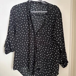 Forever 21 Black Business Casual Top